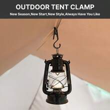 Outdoor Portable Tent Clips, Suitable For 6/10 Person Tents - Multi-Functional Hooks For Camping, Travel And Other Scenarios - Can Safely Hang Clothes, Towels And Equipment - Multicolor - View 4