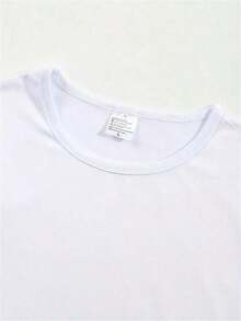 1 Piece Fashion T-Shirt For Women, Mother's Day Gift, T-Shirt For Mother And Best Friends Forever, Mother's Day T-Shirt, Short Sleeve T-Shirt For Mother's Day - 白色 - 查看 5