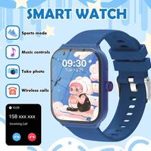 Smartwatch With Wireless Calling/Dialing, Multiple Sports Modes, Call Reminder And Rejection, SMS Notification, Customizable Wallpaper, Compatible With IOS/Android - Multicolor - View 12