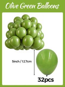 5/10/12/18 Zoll Dschungel Safari Party Ballons, olivgrün, dunkelgrün, braun, retro, nude Ballon und Hirsch Muster Ballons für Safari Baby Shower Geburtstag Gender Reveal Hochzeit Abschluss Ruhestand Dschungel Dinosaurier Safari Jagd Mottoparty Dekorationen - Übersicht 32