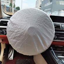 Tấm che nắng vô lăng ô tô đa năng 42cm, vải phủ bạc phản quang cách nhiệt hiệu quả, phù hợp với mọi loại xe, dễ sử dụng không gây bỏng tay, bảo vệ vô lăng khỏi lão hóa. - A - Xem 4