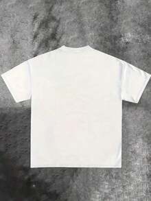 Camisetas Premium Casuales Unisex Bonitas   Nuevas en el Mercado: Camiseta Blanca de Manga Corta para Adultos con Diseño Gráfico Estilo Vintage de la Banda de los 80 - Blanco 6 - Ver 2