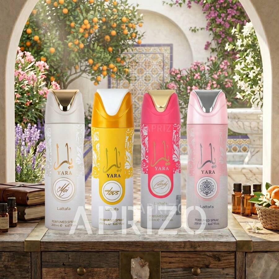 Lattafa - Set Of 4 Yara Collection Perfumed Spray 200ml - Yara Moi; Yara All; Yara; Yara Candy - Lot De 4 Yara - View 1