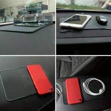 1pc Car Dashboard Anti-Slip Mat, Dedicated Phone And Key Storage Pad For Dashboard, Can Hold Remote Control And Small Items, Organized Storage Improves Car Convenience, Waterproof And Dirt-Resistant, Easy To Clean With A Damp Cloth - 1pcs Car Storage Anti-slip Mat - View 4