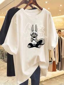 Women T-Shirts - Black - View 4