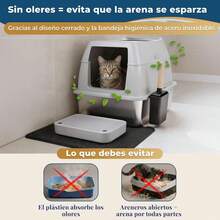 Lettiera per gatti - Grigio - Visualizzare 8