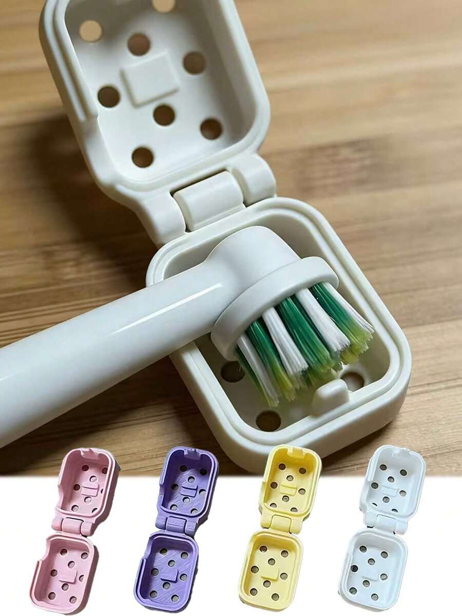 Electric Toothbrush Head Protective Cover With Ventilation Holes To Ensure Air Circulation And Dryness, Reducing Odor. Creative And Fashionable Toothbrush Head Cap, Toothbrush Protective Cover. Lightweight And Practical, Suitable For Home And Travel