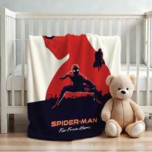 1pc Cartoon Character Printed Blanket,Superhero Movie Print Blanket,Retro Cartoon Style Throw Blanket,Cartoon Character Printed Blanket,All-Season Universal Nap Blanket,Character Home Decor Blanket,Modern Fashion Gift Suitable For Home Bedroom Bed Sofa Office Lunch Break Cover Picnic Blanket - Nhiều màu - Xem 4