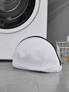 1/2Pcs Household Shoe Washing & Care Bag For Washing Machine, Travel Camping Holiday Must‑Have, Dirty Laundry Storage Bag, Bathroom Bedroom Laundry Room Supplies - Grey - View 2