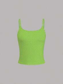 Camiseta de tirantes casual con estampado de tiburón para mujer - Multicolor 2 - Ver 3