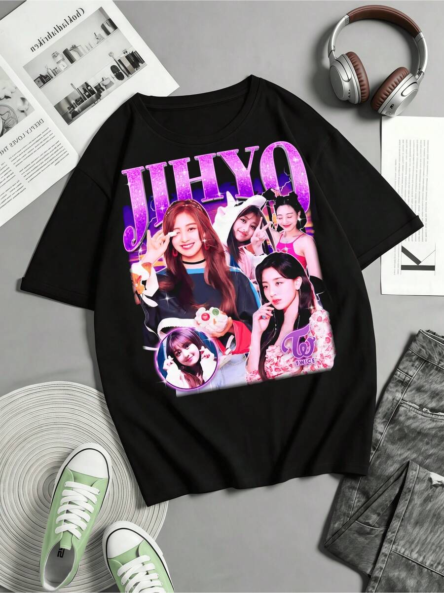Women T-Shirts - Black - View 1