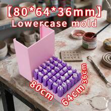 Polymer Clay Letter Stamp Set, Personalized Pottery Clay Stamp, DIY Embossing, Family Activities - Multicolor - View 17