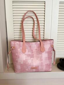 Large Capacity Handbag For Women, New Arrival Minimalist Commuter Shoulder Tote Bag - Multicolor - View 8