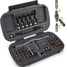 ELEAD 46-In-1 Magnetic Ratchet Screwdriver Set, Heavy Duty Multifunctional Nut Driver Handtools, Great Gift For Men, Fathers, Husbands, Detachable Handle With Storage Box, Suitable For Furniture, Computer, Bicycle, Car Repair - 46 In 1 Magnetic Ratchet Screwdriver Set - View 12