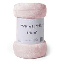 Double Bed Blanket 100% Polyester Flannel: Style And Comfort In Every Detail; Soft Touch/Best Price - Baby Pink - View 3