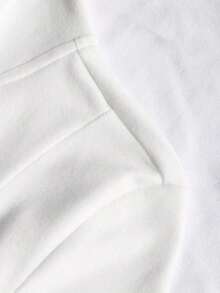 Chaqueta ligera con estampado de polo para mujer, abrigo casual de calle deportivo con cremallera, ajuste delgado de manga larga, otoño - Blanco 2 - Ver 3