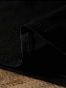 Camiseta Patriótica para Mujer - Estrellas rojas, blancas y azules con diseño de fuegos artificiales americanos, corte holgado informal, lavable a máquina, top de moda para mujer -- Camiseta ligera, transpirable y de corte holgado. - Negro - Ver 4
