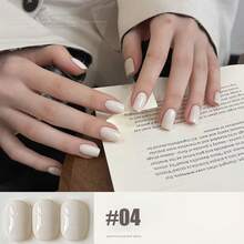 MIANEL GEL 10ml Esmalte de uñas en gel de secado rápido y autonivelante, nuevo lanzamiento 2026 de color blanco lechoso de alta saturación, cobertura perfecta con una sola capa - Multicolor - Ver 12