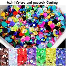 DIY Jelly AB Phone Case DIY Accessories 28-Grid Resin Colorful Diamond Box Mixed Accessories Mixed Size Colorful Round Diamonds, Shoes, Diamond Painting, Water Cup DIY, Phone Case Rhinestone Material Support Rod Making Drill - Multicolor - View 5