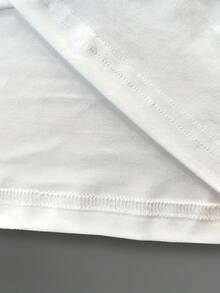 |   Diseño exquisito |   Suelto y cómodo |   Fácil de combinar | Camiseta Blanca para Mujer - Camiseta con Estampado 'Heart Killer', Letras Rojas y Negras - Camiseta Casual Elástica para Uso Diario - Top Ligero de Verano para Mujer - Tela no transparente, corte holgado, estampado resistente, material cómodo, camiseta de manga corta, para amantes de la moda. - Blanco - Ver 4