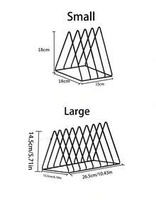 Modern Metal Bookshelf, Minimalist Iron Desktop Storage Rack, Desktop Organizer Shelf, Bookshelf Storage Rack, Multi-Function Magazine Newspaper Storage Box, Suitable For Home Office Organization And Decoration - Multicolor - View 6