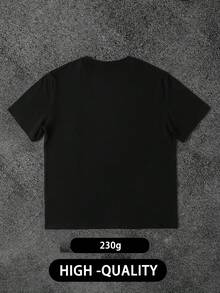Christopher Moltisanti Graphic T-Shirt From  - Casual Black Short Sleeve T-Shirt With Striking White Lettering, Unisex Regular Fit, Comfortable For All Seasons, All Season Clothing, Stylish T-Shirt, Durable Casual Wear - 黑色 - 查看 2