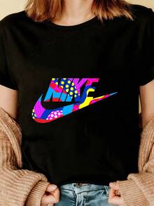 Women T-Shirts - Black - View 3