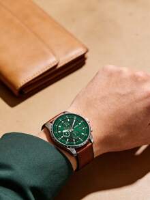 Fossil Men's Quartz Watch, Fashion Versatile For Daily Wear - Green - View 3