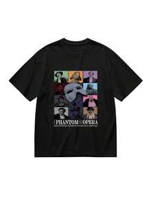 1 Cotton T-Shirt For The 25th Anniversary - Minimalist Basic Casual T-Shirt, High Quality And Heavyweight, Streetwear Style With Drop Shoulders, Versatile Plain T-Shirt For Men And Women, Ideal For DIY Projects And Everyday Wear, 180g 100% Cotton. - 黑色 - 查看 12