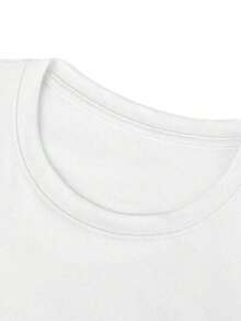 New! Women's Short-Sleeved Blouse, Plain Design, Perfect For Lounging At Home Or Casual Wear. Limited Time Offer. Lovely Blouse, Comfortable And With A Regular Length. Machine Washable. CUQW - 白色 - 查看 3