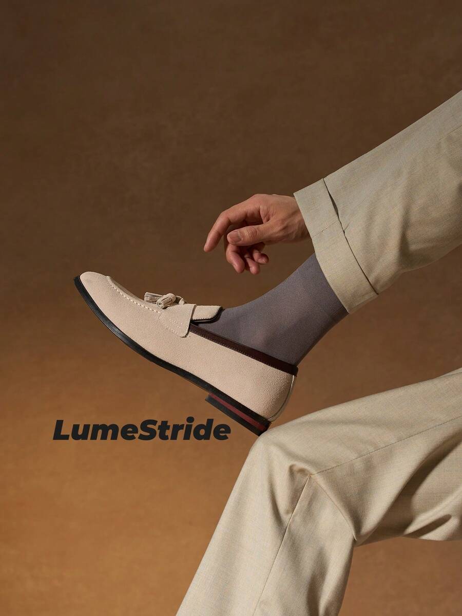 Calcetines de tripulación para hombres | Negocios & Uso diario | Calcetines de vestir versátiles | Nylon cómodo | Estilo combinable - Gris - Ver 1