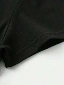 Women's Casual Short Sleeve Crew Neck T-Shirt With Physical Education Teacher Print And Sports Graphics, Perfect For Teachers And Sports Activities, Everyday Wear. - 黑色 - 查看 6