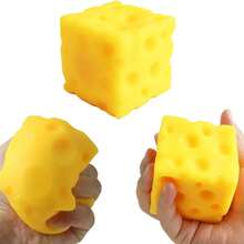 1 món đồ chơi bóp hình pho mát cỡ lớn, chân thực - Quả bóng pho mát mềm mại, đàn hồi nhanh, giúp giảm căng thẳng, một món đồ chơi bóp sáng tạo. Với kết cấu mềm mại và dính độc đáo, đây là lựa chọn tuyệt vời cho quà tặng sinh nhật, ngày lễ hoặc các bữa tiệc theo chủ đề. - Nhiều màu - Xem 10