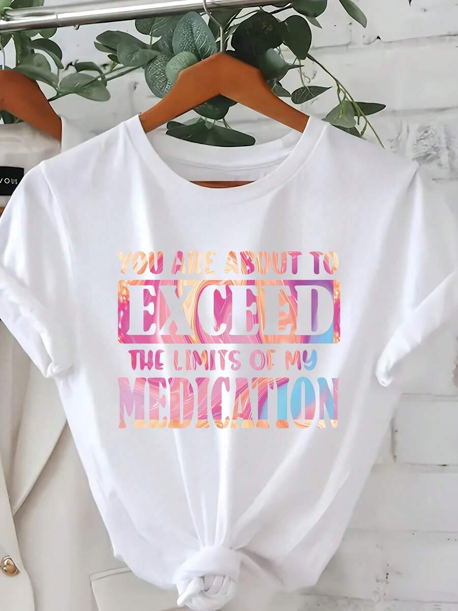 Camiseta de mujer para primavera y verano - Blanco - Ver 1