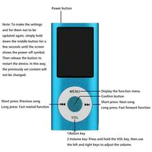 1,8 pouces Lecteur MP3 MP4 avec radio FM, vidéo, livre électronique, batterie rechargeable 150 mAh - Multicolore - Voir 11