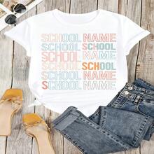 Heartfelt Teacher Appreciation Graphic T-Shirt 100% Cotton Oversized Soft Breathable Casual Crewneck Short Sleeve Top For Teachers Educators School Staff Gift Givers Thank You Teacher Best Teacher Teacher's Day Educator Gift Cute Aesthetic - 白色 - 查看 12