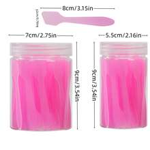 50pcs/100pcs Makeup Spatulas, Multipurpose Mini Scraper For Mixing Creams, Skincare Products Or Gua Sha Tools - Pink - View 5