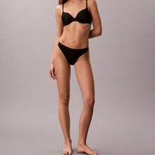 Calvin Klein CalvinKlein Perfectly Fit Ultralight Thong Underwear  Women  Panties QF8587  Thongs For Women Underwear - 黑色 - 查看 2