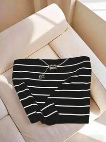 Top sin tirantes estampado de leopardo casual de verano - Multicolor 7 - Ver 4
