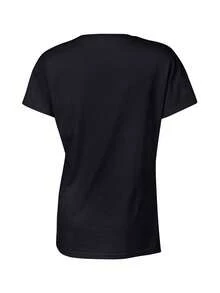 1 Women's T-Shirt With Vibrant Shark And Marine Life Print - Soft Short Sleeves, Round Neck, Breathable Fabric - Suitable For Daily Wear And Casual Gatherings - Machine Washable, 180g, 100% Cotton. - 黑色 - 查看 3