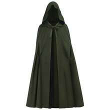 Stage Dance Wear - 25228 Medieval Cloak (Uniform Cloth - Black) - View 9