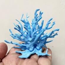 1pc Multi-Color Coral Decor, Seascape Home Decoration, Resin Coral Ornament For Aquarium Background - Multicolor - View 4