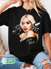 Janice Oh My God Friends Retro Sitcom Tee, Black Cottoon T-Shirt - Black - View 1