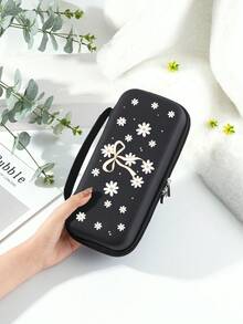 1pc Floral Daisy Bow Print Protective Case, Compatible With New Switch 2 (2025), Switch NS/Switch OLED, Suitable For Switch 2 Game Console Accessories, Family Pack, Storage Bag, Switch Protective Case, Romantic Gift For Switch Players - Multicolor - View 6