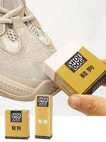 1pc Suede Shoe Cleaner, Dog Sneakers, White Shoes, Easy To Carry Cleaning Agent, No Water Needed, Portable, Suitable For Cleaning Suede, Leather, Sneakers And White Shoes, Dry Cleaning Stain Removal, Suitable For Travel Shoe Care Wipes, No Abrasion, Suitable For Sneaker Lovers, Shoes, Spring/Summer Series, Bridesmaid Gift - Square - 1pc - View 4