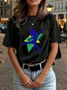 Women T-Shirts - Black - View 4