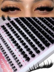Spikes+Bottom+300D/200D/160D/100D/60D 長 6-18mm 睫毛簇 下睫毛 D/DD 238pcs/216pcs/178pcs/158pcs/138pcs 濃密單簇 DIY 尖頭睫毛接片 卡通風簇狀睫毛接片 貂毛條狀假睫毛 濃密款，Cosplay 尖頭輕量濃密貂毛假睫毛 化妝睫毛簇，睫毛簇，可重複使用下睫毛尖頭接片，單簇睫毛，睫毛，假睫毛 - D - 查看 13