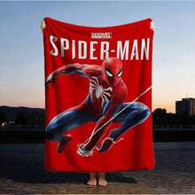 1pc Superhero Movie Print Blanket,Retro Cartoon Style Throw Blanket,Cartoon Character Printed Blanket,All-Season Universal Nap Blanket,Character Home Decor Blanket,Modern Fashion Gift Suitable For Home Bedroom Bed Sofa Office Lunch Break Cover Picnic Blanket - Nhiều màu - Xem 1