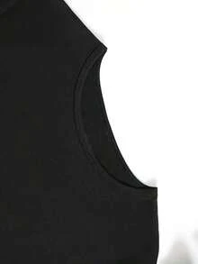 Camiseta con Estampado de Profesor de Arte, Manga Corta, Cuello Redondo, Top Casual para Verano y Primavera, Ropa de Mujer, Talla 220 - Negro - Ver 3