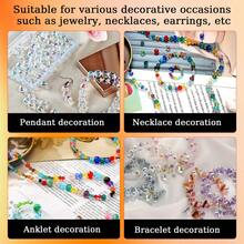 100-500pcs Acrylic Shiny Faceted Corner Beads - DIY Handmade Beading, Suitable For Jewelry Making, Handicrafts, Translucent Material - Faceted Beads - View 4